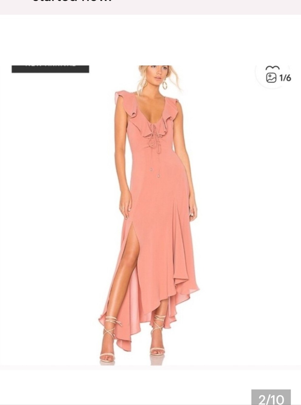 C/MEO COLLECTIVE GOWN IN ROSEWOOD
